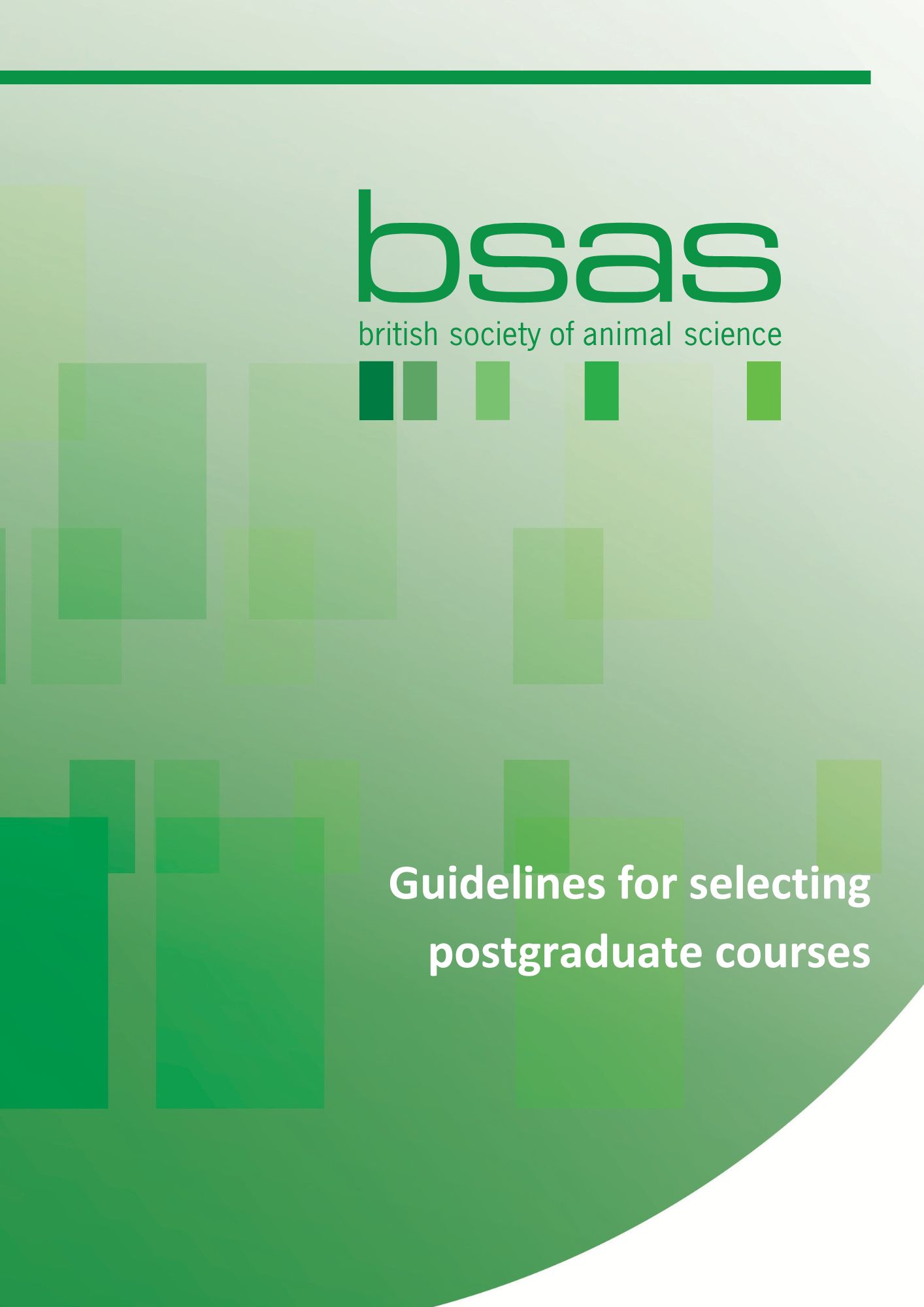 Guidelines for selecting postgraduate courses