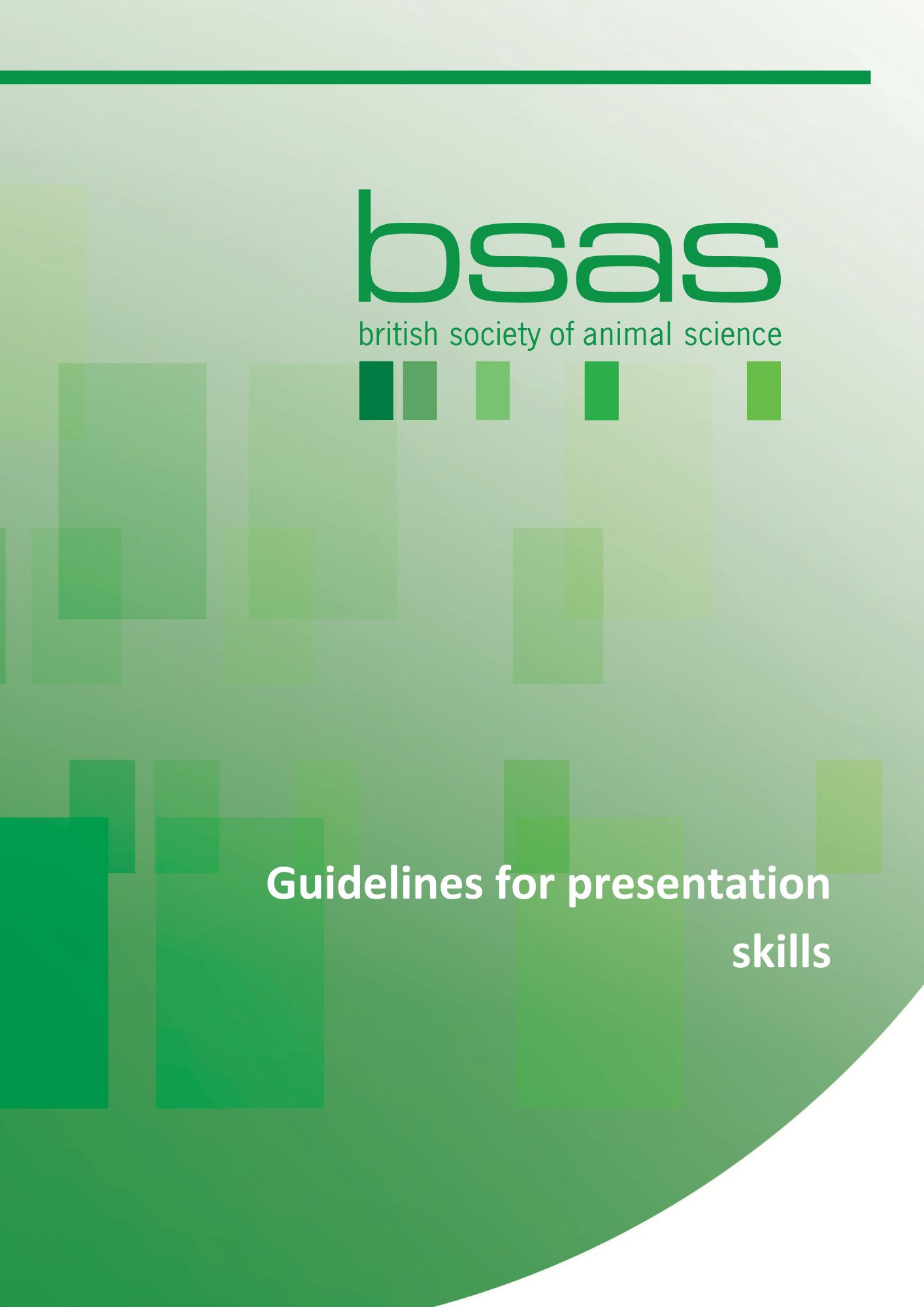 Guidelines for presentation skills
