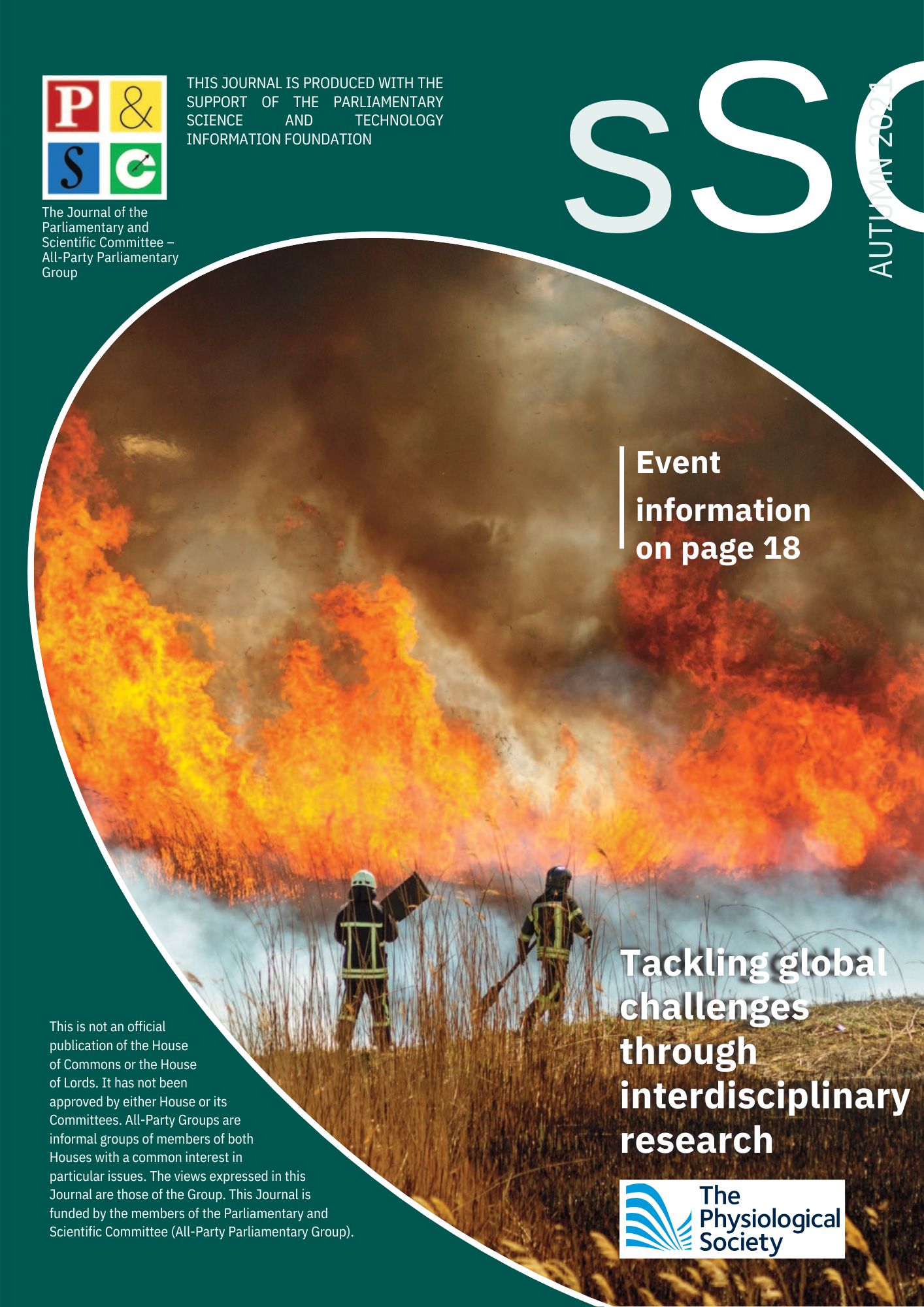 Science in Parliament - Autumn 2021